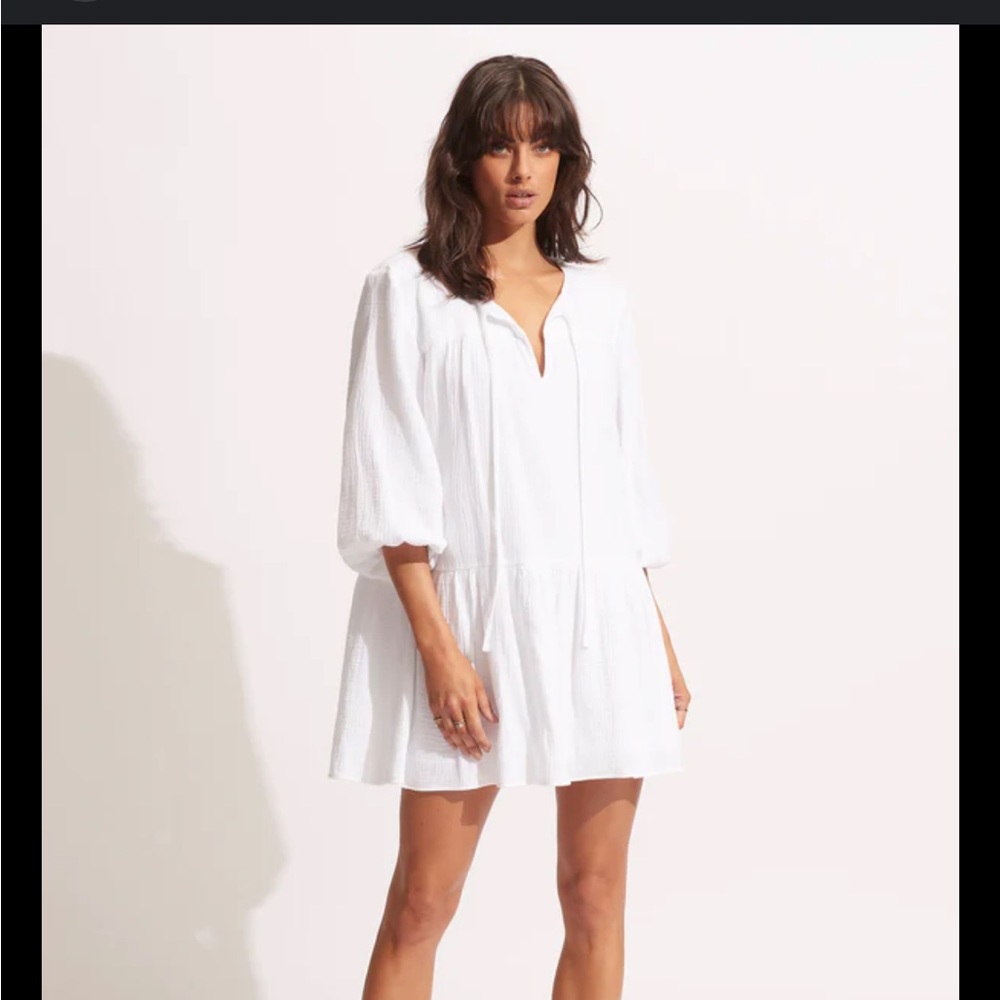 BRAND NEW Muslin seafolly cover up